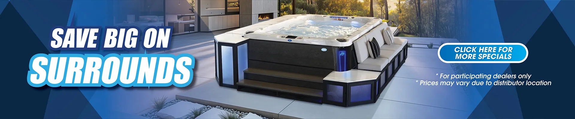 Calspas hot tub being used in a family setting - Newton