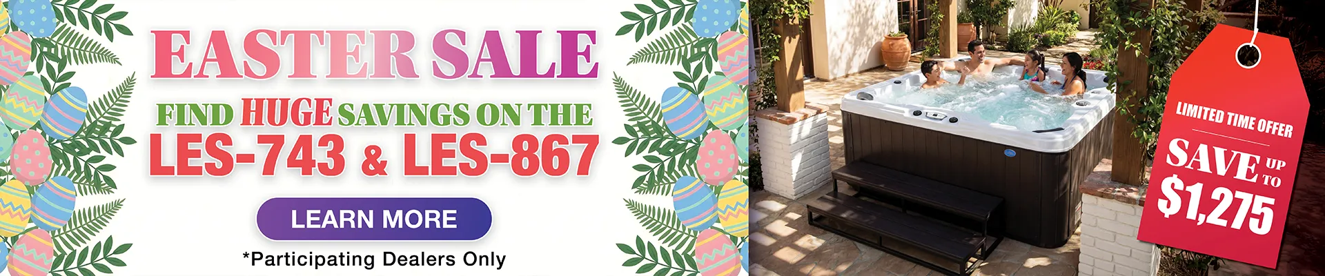 Calspas hot tub being used in a family setting - Newton