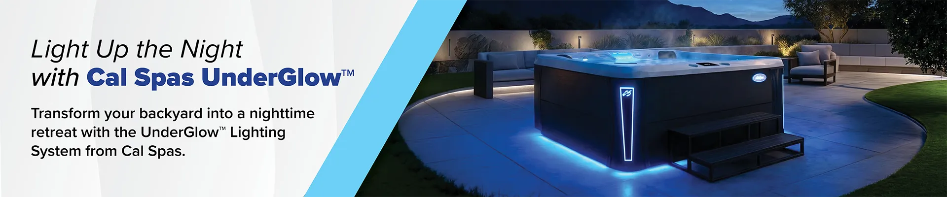 Calspas hot tub being used in a family setting - Newton